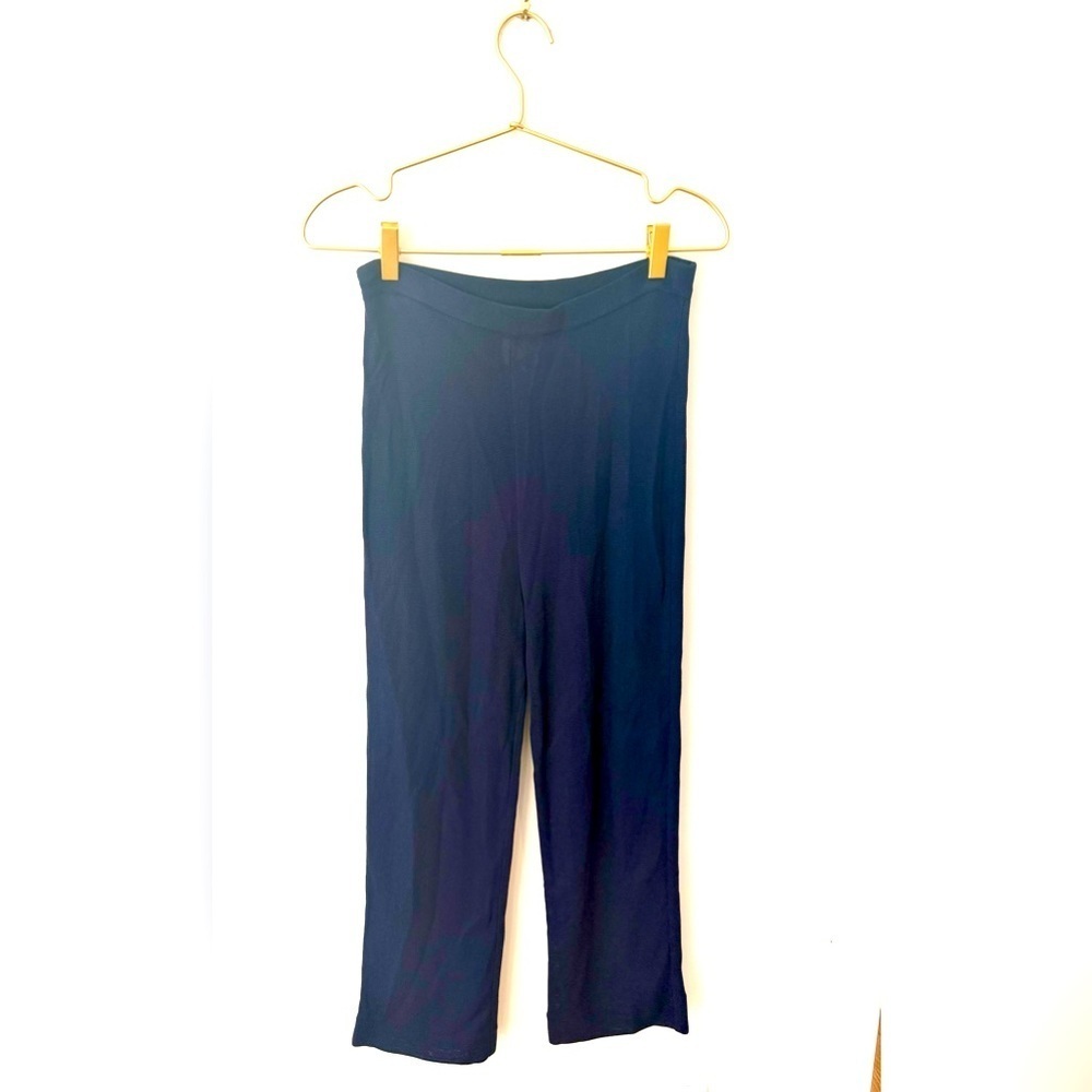 Salvatore Ferragamo Semi Sheer Trousers Navy Small